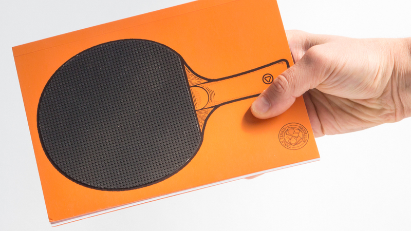Illustration for article titled Table Tennis Notebooks Will Lead to Impromptu Office Ping Pong Throwdowns